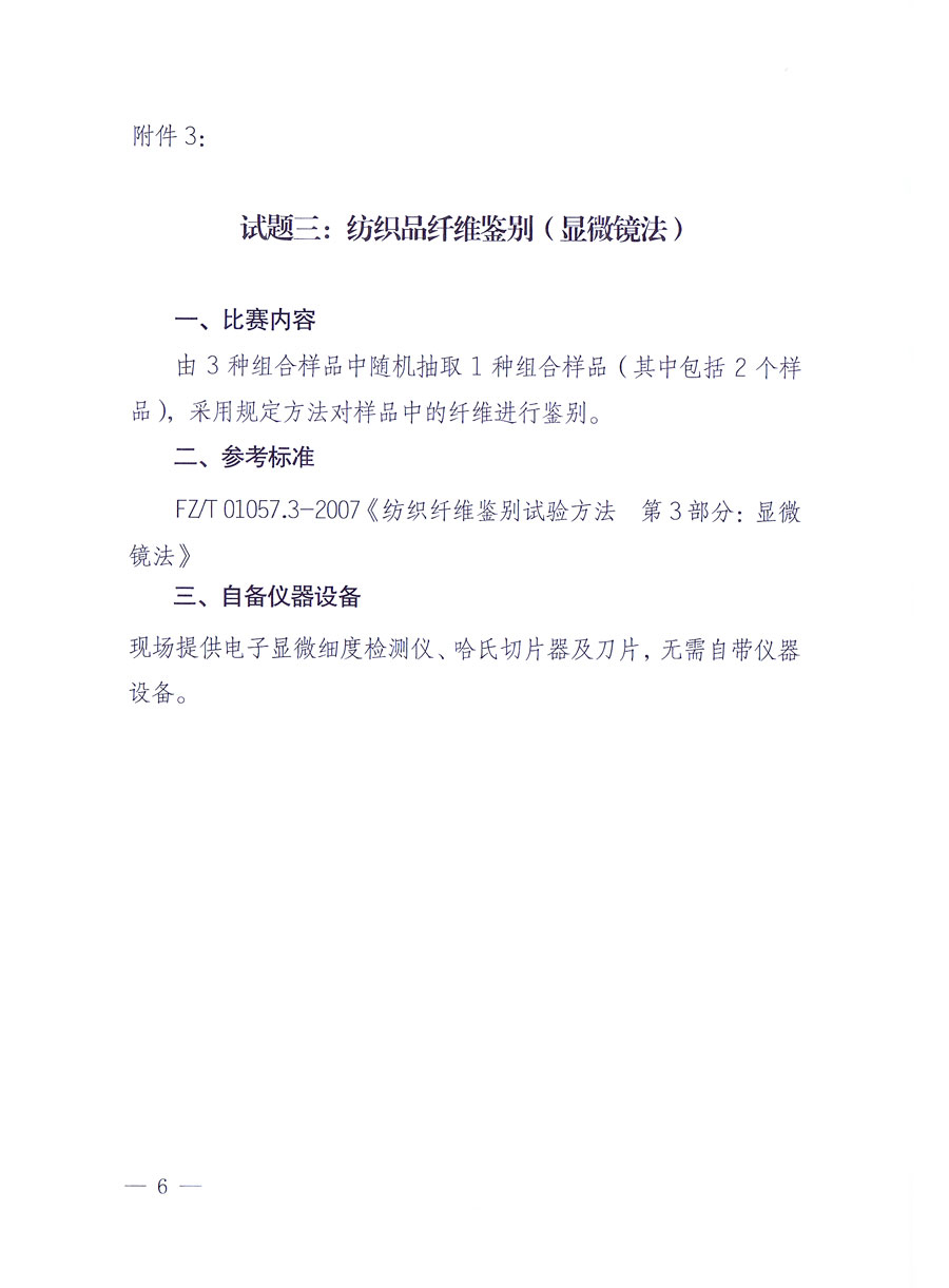 國家質(zhì)量監(jiān)督檢驗(yàn)檢疫總局《關(guān)于舉辦全國質(zhì)檢系統(tǒng)檢測技能大比武決賽的通知》